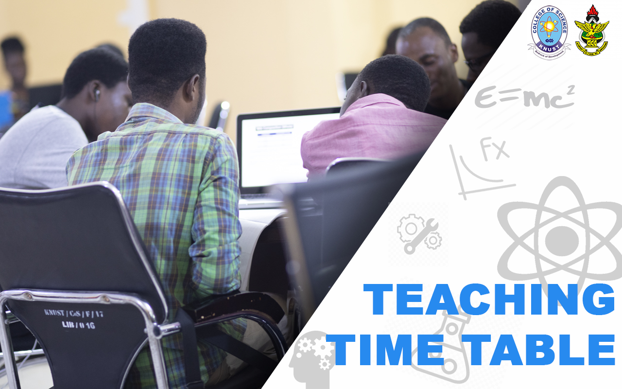 teaching-time-table-college-of-science-knust